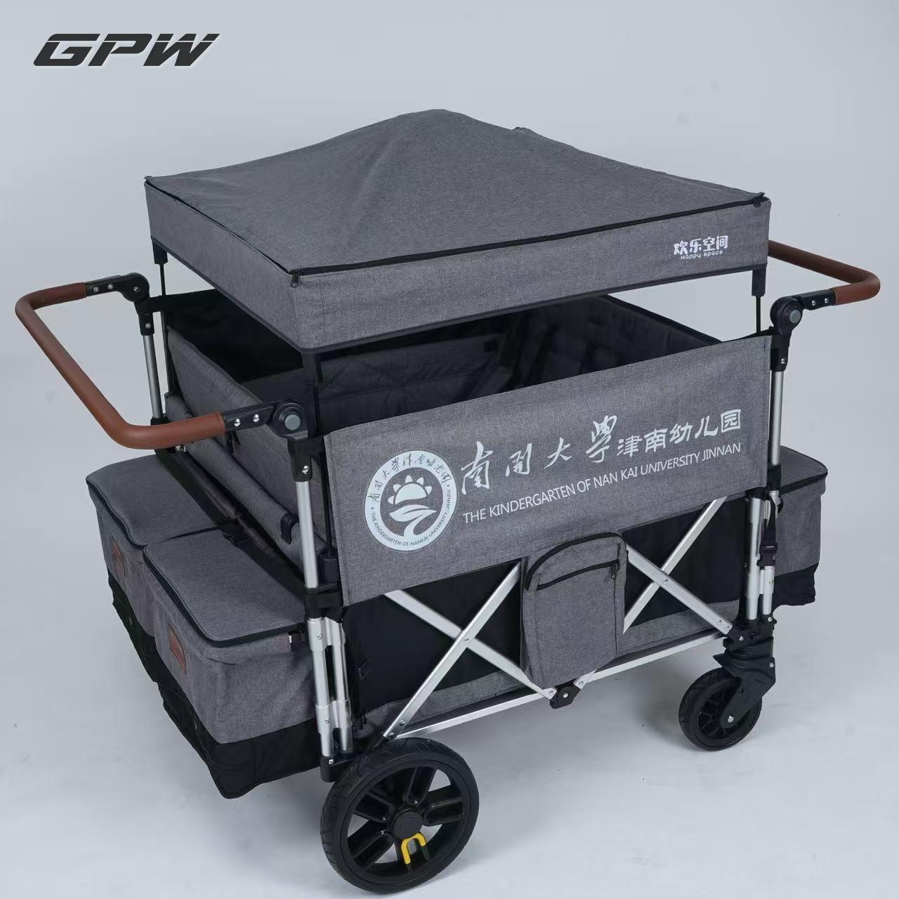 Lightweight Walk-Ready Stroller for Big Breed Pets
